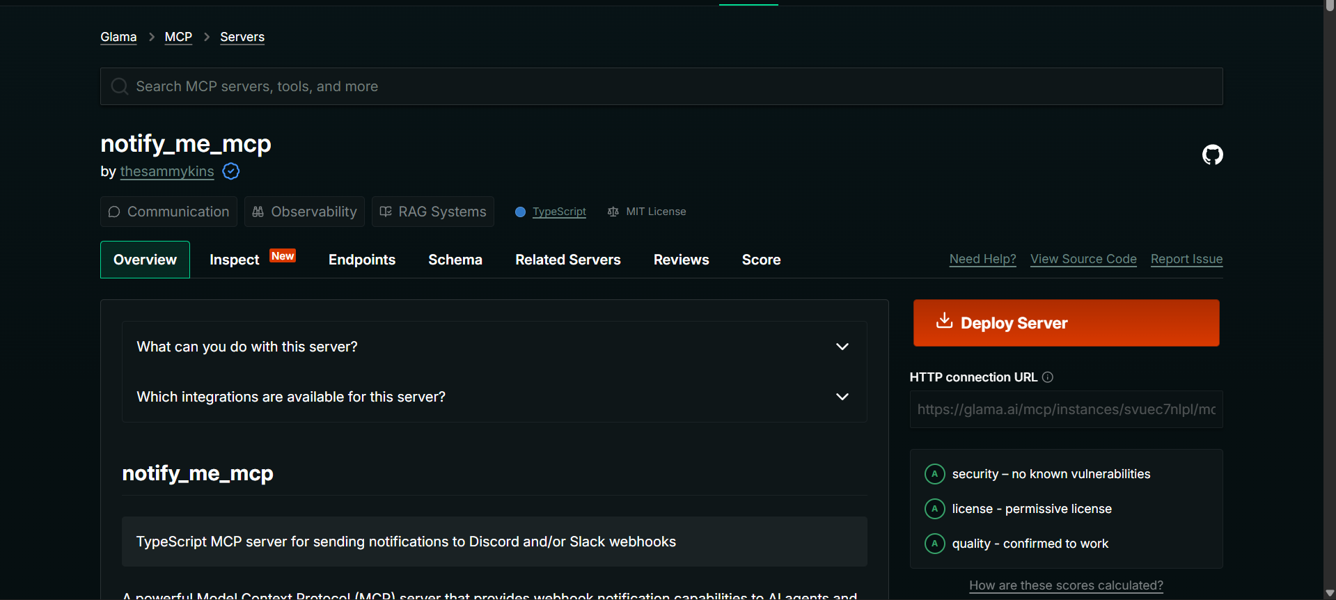 Notify_me_mcp Server