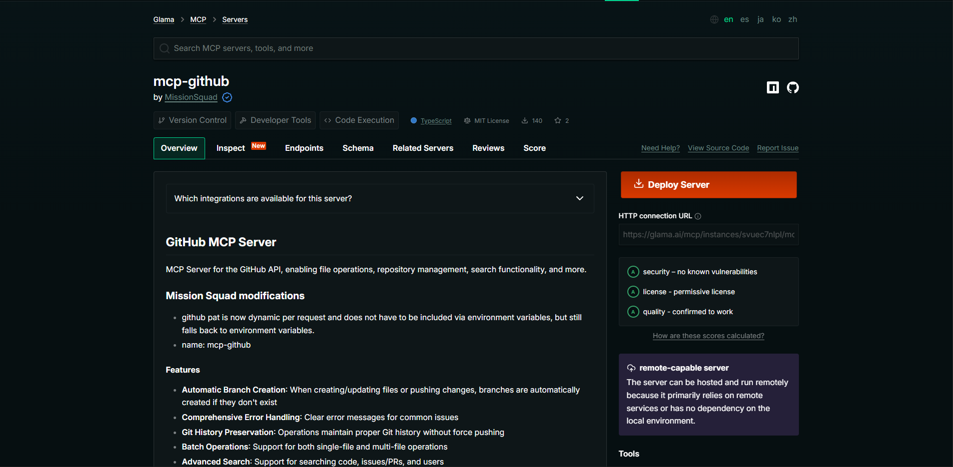 Github MCP Server